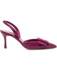 Manolo Blahnik - Maysale Slingback-Pumps - Lyst