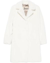Herno - Faux-Fur Belted Coat - Lyst