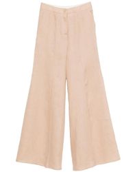 Semicouture - Wide-Leg Tailored Trousers - Lyst
