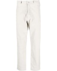 Moschino - Logo-Patch Straight-Leg Trousers - Lyst