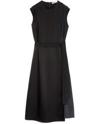 Ports 1961 - Robe Mi-Longue Ceinturée À Mancherons - Lyst