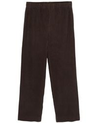 Homme Plissé Issey Miyake - Pleated Wide-Leg Trousers - Lyst