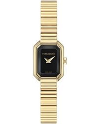 Ferragamo - Crystal Tank Petite 20Mm Watch - Lyst