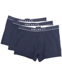 Hackett - Set Di 3 Slip Con Banda Logo - Lyst