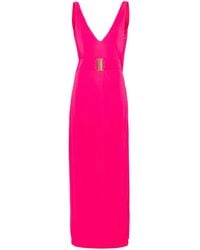 Pinko - Abito Cabreo Lungo Con Scollo A V - Lyst