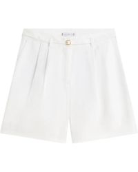 Tommy Hilfiger - Short Ample À Taille Ceinturée En Lin Mélangé - Lyst