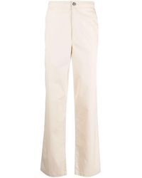 Theory - Flared Cotton Chino Trousers - Lyst