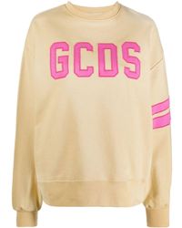 Gcds - Logo-patch Cotton Sweatshirt - Lyst
