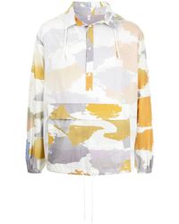 McQ - Abstract-print Hooded Jacket - Lyst
