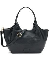 Frau - Logo-Appliqué Leather Tote Bag - Lyst