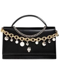 McQueen - Skull Chain-Embellished Tote Bag - Lyst