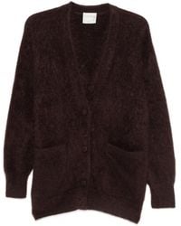 forte_forte - Brushed-Knit Cardigan - Lyst