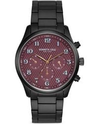 Kenneth Cole - Montre Chronographe Mm Texturée - Lyst