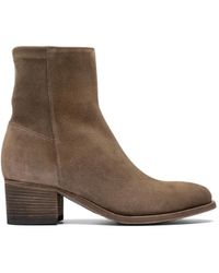 Officine Creative - Denner 127 Zip Buffalo Leather Boots - Lyst