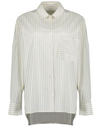 IRO - Striped Long-Sleeved Shirt - Lyst