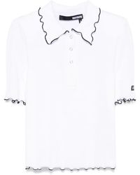ROTATE BIRGER CHRISTENSEN - リブ ポロシャツ - Lyst