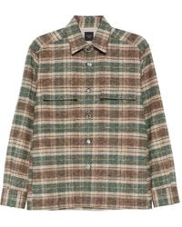 Xacus - Check-Print Pocket Shirt - Lyst