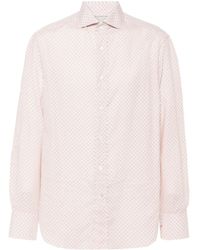 Brunello Cucinelli - グラフィック シャツ - Lyst