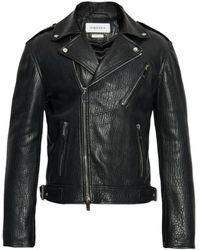 McQueen - Leather Jacket - Lyst