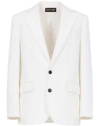 Roberto Cavalli - Single-Breasted Peaked-Lapel Blazer - Lyst