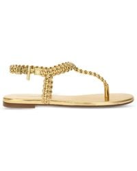 Gianvito Rossi - Ubud Braided Sandals - Lyst