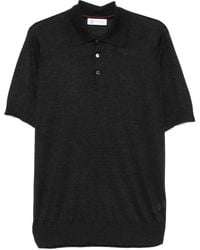 Brunello Cucinelli - Fijngebreid Poloshirt - Lyst