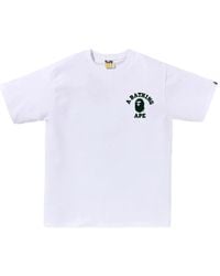A Bathing Ape - Abc Camo Graphic-Print T-Shirt - Lyst