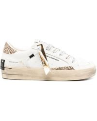 Crime London - Glitter Low-Top Sneakers - Lyst