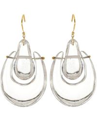 Ten Thousand Things - 18kt Yellow Gold Large O'keeffe Crystal Earrings - Lyst