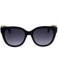 Moschino - Buckle-Detail Cat-Eye Sunglasses - Lyst