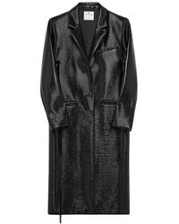 Courreges - Trench À Coupe Mi-Longue En Vinyle - Lyst