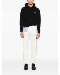 Ami Paris - Organic Cotton Hoodie With Hood - Lyst