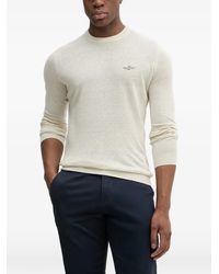 Aeronautica Militare - Logo-Embroidered Sweater - Lyst