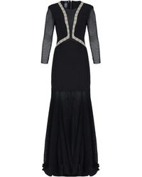 Amir Slama - X Astrid mesh-panel maxi dress - Lyst