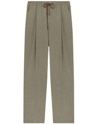 RETORI - Drawstring-Waist Pleated Tailored Trousers - Lyst