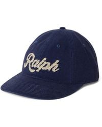 Polo Ralph Lauren - The Ralph Cotton Herringbone Twill Baseball Cap With Front Embroidery - Lyst