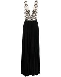 Elisabetta Franchi - Embroidered Mini Dress - Lyst