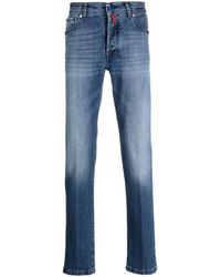 Kiton - Slim-Cut Cotton Jeans - Lyst