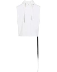Rick Owens - Gilet Sans Manches À Capuche - Lyst