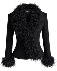 OW Collection - X Revolve Remy Faux Fur-Trim Jacket - Lyst