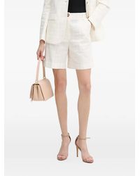 Benetton - Check-Pattern Shorts - Lyst