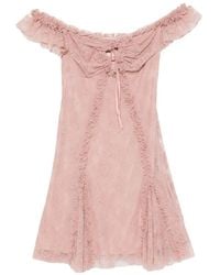 Aniye By - Era Ruffled Lace Mini Dress - Lyst