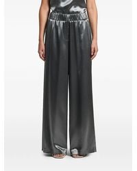 Peserico - Fluid Satin Trousers - Lyst