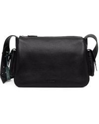 Coccinelle - Grainy Logo-Print Shoulder Bag - Lyst