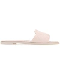 McQueen - Leather Flat Sandals - Lyst