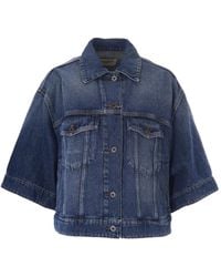 Weekend by Maxmara - Veste En Jean À Manches Courtes - Lyst
