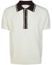 Paolo Pecora - Knitted Polo Shirt - Lyst