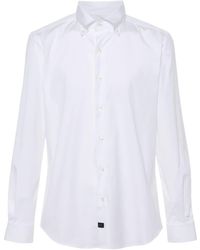 Fay - Plain Cotton Shirt - Lyst