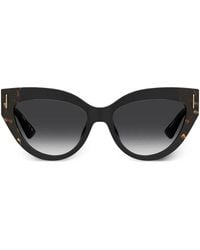 Moschino - Tortoiseshell-Effect Cat-Eye Sunglasses - Lyst
