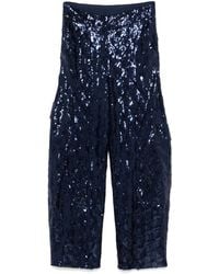 ROTATE BIRGER CHRISTENSEN - Cargo Broek Met Pailletten - Lyst